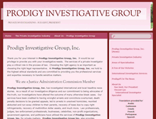 Tablet Screenshot of prodigypi.com